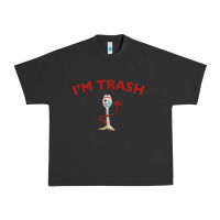 Pigment Black i'm trash forky Urban Heavy Tee - InspiraDesign