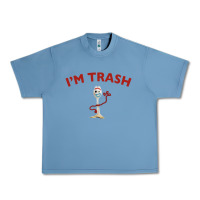 Pebble Blue i'm trash forky Urban Heavy Tee - InspiraDesign