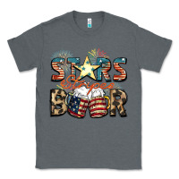 Charcoal Heather Stars stripes beer Classic Tee - FaDigitalArtStudio