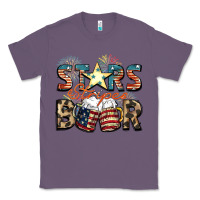 Lavender Stars stripes beer Classic Tee - FaDigitalArtStudio