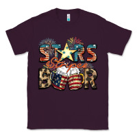 Plum Stars stripes beer Classic Tee - FaDigitalArtStudio
