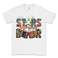 White Stars stripes beer Classic Tee - FaDigitalArtStudio