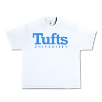 White Tufts University Urban Heavy Tee - InspiraDesign