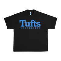 Black Tufts University Urban Heavy Tee - InspiraDesign