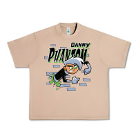 Burro Danny Phantom Coming Through Brick Wall Urban Heavy Tee - InspiraDesign