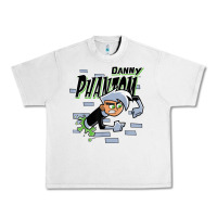 Lunar Rock Danny Phantom Coming Through Brick Wall Urban Heavy Tee - InspiraDesign
