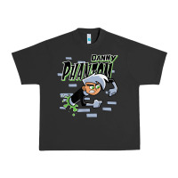 Pigment Black Danny Phantom Coming Through Brick Wall Urban Heavy Tee - InspiraDesign