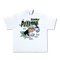 Danny Phantom Coming Through Brick Wall Urban Heavy Tee | Teevron