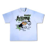 Grape Ice Danny Phantom Coming Through Brick Wall Urban Heavy Tee - InspiraDesign