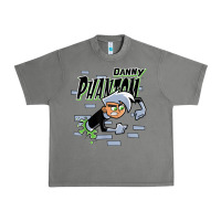 Tornado Danny Phantom Coming Through Brick Wall Urban Heavy Tee - InspiraDesign