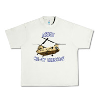 Pistachio ARMY CH-47 CHINOOK HELICOPTER Urban Heavy Tee - InspiraDesign