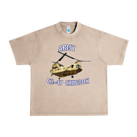 French Oak ARMY CH-47 CHINOOK HELICOPTER Urban Heavy Tee - InspiraDesign