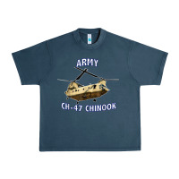 Midnight Navy ARMY CH-47 CHINOOK HELICOPTER Urban Heavy Tee - InspiraDesign