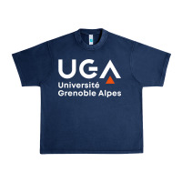 Navy université grenoble alpes Urban Heavy Tee - ArtChic