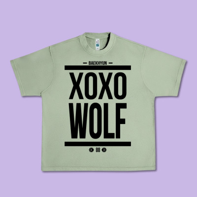 Exo Wolf  Baekhyun 88  Kpop Text Style Urban Heavy Tee Designed By Artchic
