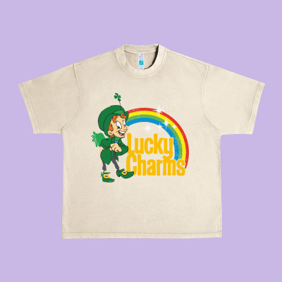 Lucky Charms Lucky Charms Urban Heavy Tee Designed By Artchic