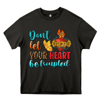 Asphalt Don't Let Your Heart Be Troupled Heavy Core Tee - BundleAndBundleShop