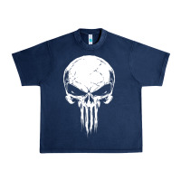 Navy the punisher Urban Heavy Tee - ArtChic