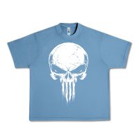 Pebble Blue the punisher Urban Heavy Tee - ArtChic
