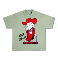 Oil Green vintage colonel reb mascot Urban Heavy Tee - ArtChic