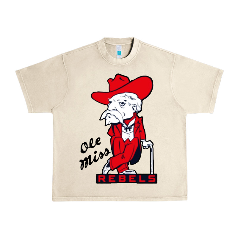 Vintage Colonel Reb Mascot Urban Heavy Tee by ArtChic | Teevron
