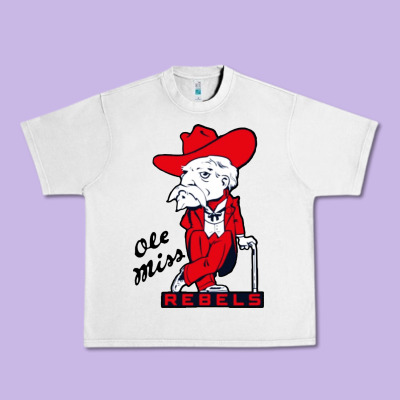 Vintage Colonel Reb Mascot Urban Heavy Tee Designed By Artchic