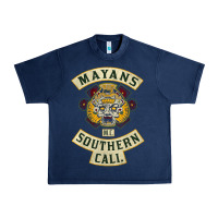 Navy Mayans MC Classic Urban Heavy Tee - ArtChic