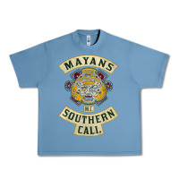 Pebble Blue Mayans MC Classic Urban Heavy Tee - ArtChic