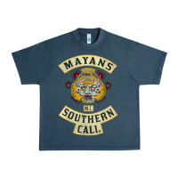 Midnight Navy Mayans MC Classic Urban Heavy Tee - ArtChic