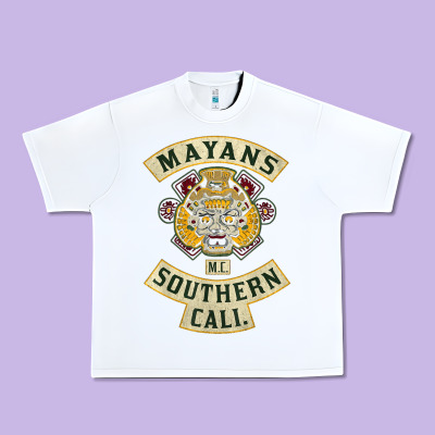 Mayans Mc Classic Urban Heavy Tee Designed By Artchic