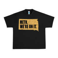 Black mens meth we're on it south dakota anti drugs campaign vintage t shirt Urban Heavy Tee - ArtChic