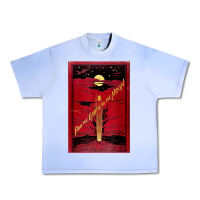 Grape Ice From The Earth To The Moon Jules Verne Book Cover Design Urban Heavy Tee - ArtChic