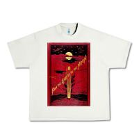Pistachio From The Earth To The Moon Jules Verne Book Cover Design Urban Heavy Tee - ArtChic