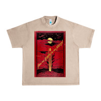 French Oak From The Earth To The Moon Jules Verne Book Cover Design Urban Heavy Tee - ArtChic