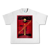 Lunar Rock From The Earth To The Moon Jules Verne Book Cover Design Urban Heavy Tee - ArtChic
