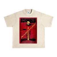 Sandshell From The Earth To The Moon Jules Verne Book Cover Design Urban Heavy Tee - ArtChic