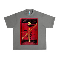 Tornado From The Earth To The Moon Jules Verne Book Cover Design Urban Heavy Tee - ArtChic