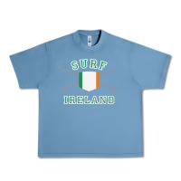 Pebble Blue ireland surfing hoodie  irish flag surfboards design Urban Heavy Tee - ArtChic