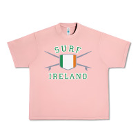 Salmon ireland surfing hoodie  irish flag surfboards design Urban Heavy Tee - ArtChic