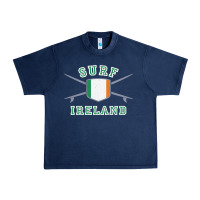 Navy ireland surfing hoodie  irish flag surfboards design Urban Heavy Tee - ArtChic