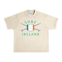 Sandshell ireland surfing hoodie  irish flag surfboards design Urban Heavy Tee - ArtChic