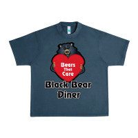 Midnight Navy resto, black bear diner Urban Heavy Tee - ArtChic