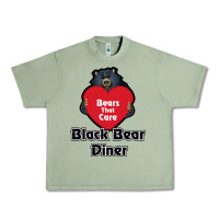 Oil Green resto, black bear diner Urban Heavy Tee - ArtChic