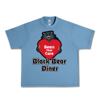 Pebble Blue resto, black bear diner Urban Heavy Tee - ArtChic