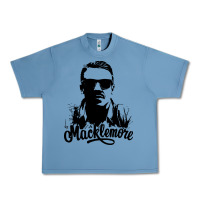 Pebble Blue macklemore portrait Urban Heavy Tee - ArtChic