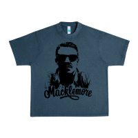 Midnight Navy macklemore portrait Urban Heavy Tee - ArtChic