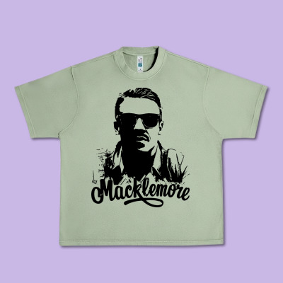Macklemore Portrait Urban Heavy Tee Designed By Artchic