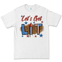 White let's get lit 1 Premium Tee - BundleAndBundleShop