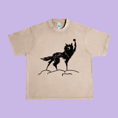 Fantastic Mr Fox Wolf Urban Heavy Tee Designed By Artchic