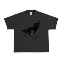 Pigment Black fantastic mr fox wolf Urban Heavy Tee - ArtChic